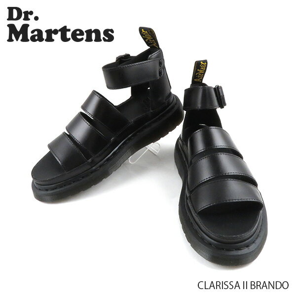 Dr.Martens ドクターマーチン CLARISSA II BRANDO クラリッサ レザー サンダル ベルト［R24477001］