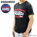 4/30迄！Instagramフォロワーさん限定クーポン発行中！DSQUARED2 ディースクエアード Tシャツ Crew Neck T Shirt クルーネック 半袖 ロゴ メンズ［S74GD0639 S21600］