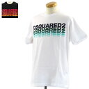 DSQUARED2 ディースクエアード T-Shirts S74GD0814S22427 T-Shirts Tシャツ ロゴ クルーネック 半袖 メンズ 100 900 White Black