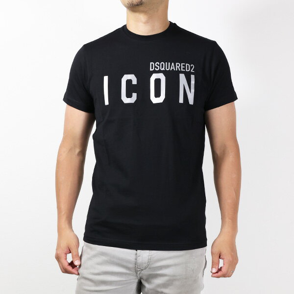 ディースクエアード DSQUARED2 ディースクエアード ICON T-SHIRTS Tシャツ 半袖 クルーネック ロゴT コットン キッズ 男の子 メンズ 大人も可 DQ1697D00MM