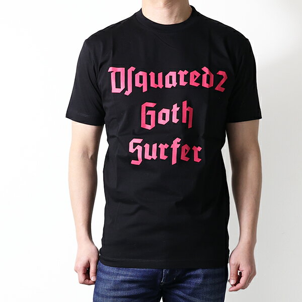 Rakuten - Dsquared2 ディースクエアード Tシャツ D2 Goth Surfer T-Shirts S74GD1085 S23009 メンズ 半袖 クルーネック ロゴT コットン ロゴプリント LaG Onlinestore