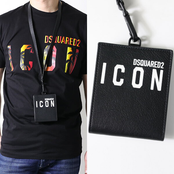 ☆新品未使用☆DSQUARED2☆ディースクエアード☆ストラップ付きケース DSQUARED2 (ディースクエアード) ロゴストラップ ショルダーバッグ