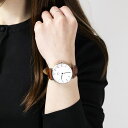 Daniel Wellington ダニエルウェリントン Classic St Mawes クラシック セントモース 腕時計 本革 レザー 革ベルト メンズ レディース ユニセックス DW00600052 36mm