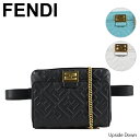 FENDI フェンディ Upside Down アップサイドダウン レディース ベルトバッグ ショルダーバッグ レザーバッグ チェーンバッグ［8BT305A72V］