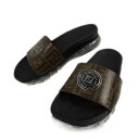 FENDI フェンディ FF Logo Slider Slippers 7X1233 A7MP F16YE FFロゴ スライダースリッパ サンダル ズッカ柄 メンズ