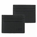 フェンディ 定期入れ・パスケース レディース FENDI フェンディ BUSINESS CARDCASE 7M0164 AG0L F0QA1 NERO フラット カードケース 定期入れ レザー ブラック メンズ レディース ユニセックス