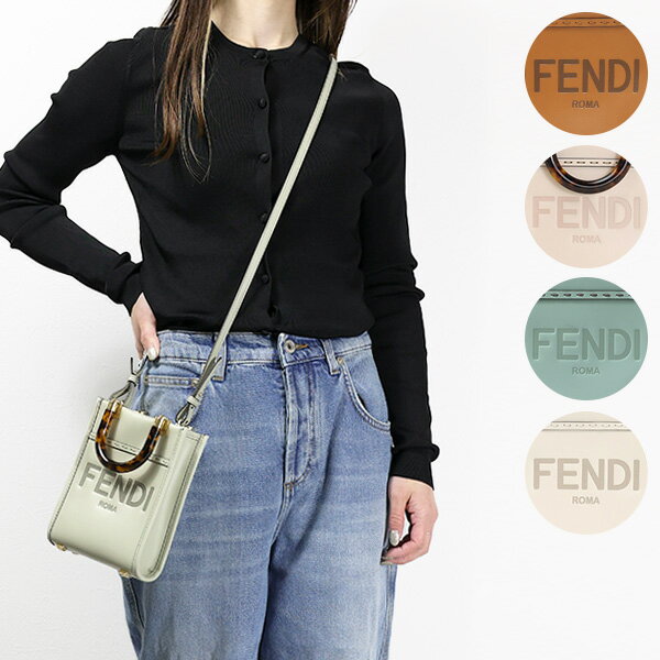 ハンドバッグ 【5/31迄！SNSフォロワーさん限定 5％OFFクーポン発行中】FENDI フェンディ Shoulder Bag ショルダーバッグ ハンドバッグ クロスボディバッグ ミニバッグ 2way ロゴ レザー セレカジ キレカジ レディース 8BS051 ABVL F0PWZ