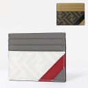 FENDI フェンディ Credit Card Case カードケース 名刺入れ レザー 本革 FFロゴ メンズ 7M0164AJF8 LaG Onlinest...