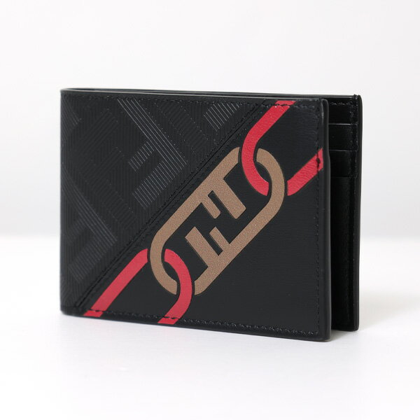 FENDI եǥ Bi-Fold Wallet ޤ ޤꤿߺ ʤ ѥ FF 쥶  7M0303 ALE8