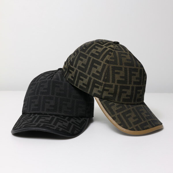 FENDI フェンディ FF Logo Baseball Cap キャップ ベースボールキャップ FFロゴ 帽子 ズッカ柄 レディース FXQ768 ALHE