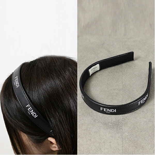 【5/18限定！当選確率1/2 最大100％バック】FENDI フェンディ Logo Hair Band カチューシャ ヘアバンド ヘアアクセサリー レディース FXQ978 ANDR