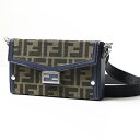 FENDI フェンディ Baguette Soft Trunk Phone Pouch バゲット ソフトトランク フォンポーチ ショルダーバッグ フォンホルダー FFロゴ メンズ 7AS139AFBV