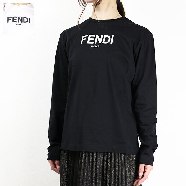 楽天LaG OnlineStore　楽天市場店FENDI フェンディ FENDI KIDS CREWNECK LONG SLEEVE SHIRTS Tシャツ コットン 長袖 クルーネック コットン キッズ 女の子 レディース 大人もOK JUI154 7AJ