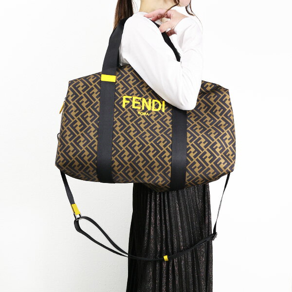 【5/18限定！当選確率1/2 最大100％バック】FENDI フェンディ FENDI KIDS NYLON FF MONOGRAM GYM BAG ウィークエンドバッグ ボストンバッグ 鞄 2way FFロゴ ズッカ柄 キッズ 男の子 女の子 大人もOK メンズ レディース 8BH359 AKPV