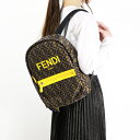 4/30迄！Instagramフォロワーさん限定クーポン発行中！FENDI フェンディ FENDI KIDS NYLON FF MONOGRAM BACKPACK バックパック リュックサック 鞄 FFロゴ ズッカ柄 キッズ 子供 女の子 大人もOK レディース 8BZ040 AKPV