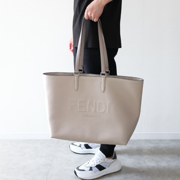 FENDI フェンディ FENDI ROMA Leather Tote Bag トートバッグ 鞄 A4 通勤 通学 レザー 本革 ロゴ キレカジ セレカジメンズ 7VA610 ARD9