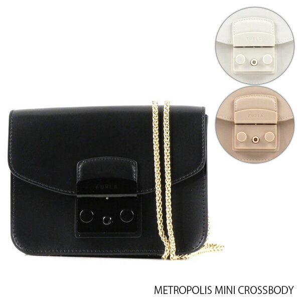 フルラ ショルダーバッグ（レディース） 【5/18限定！当選確率1/2 最大100％バック】FURLA フルラ METROPOLIS MINI CROSSBODY メトロポリス ミニ クロスボディ ショルダーバッグ ロゴ レディース BATLEP0 VNC000 B4L00 O6000