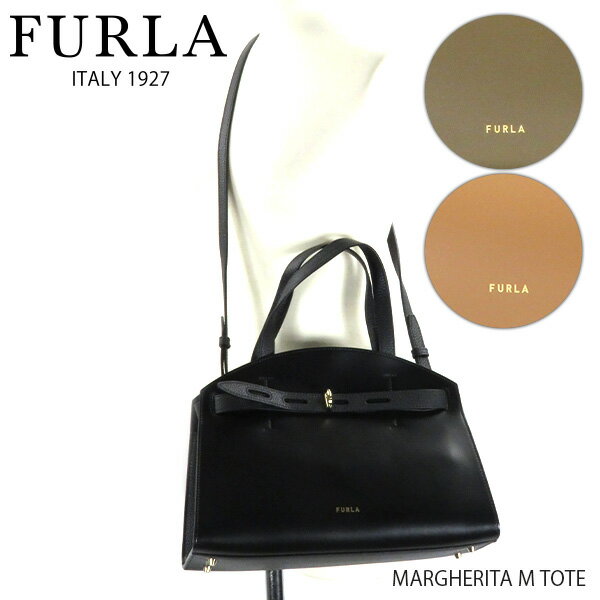 FURLA フルラ MARGHERITA M TOTE マルゲリータ トートバッグ ショルダーバッグ ロゴ レディース WB00178 A.0029 FAN00 MI000 O6000