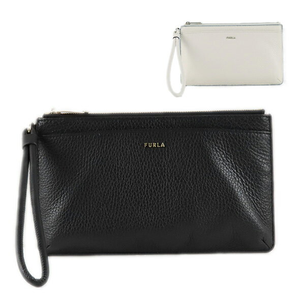 フルラ ハンドバッグ（レディース） 【5/18限定！当選確率1/2 最大100％バック】FURLA フルラ FURLA BABYLON S ENVELOPE WE00141 HSF000 O0600 PER00 バビロン インベロウプ ロゴ ハンドバッグ レディース