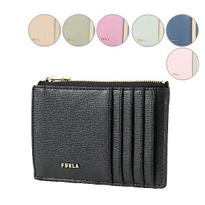 FURLA フルラ FURLA BABYLON M CARD CASE WP00088 B30000 0245S 0602S O6000 バビロン カードケース クレジットカードケース フラグメントケース ロゴ レディース