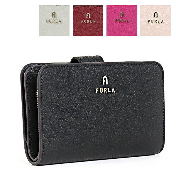 フルラ ミニ財布 レディース 【5/31迄！SNSフォロワーさん限定 5％OFFクーポン発行中】FURLA フルラ FURLA MAGNOLIA M COMPACT WALLET WP00193 AX0732 BON00 O6000 二つ折り財布 ミニ財布 コンパクト レザー 本革 ミニウォレット レディース