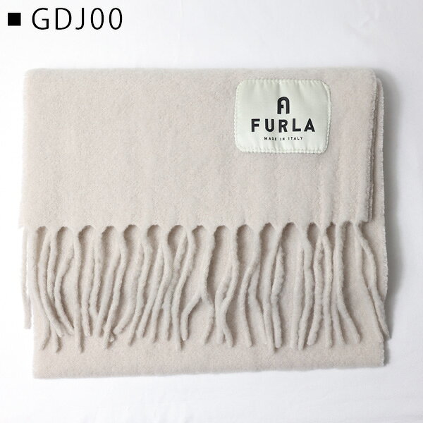 FURLA フルラ MOON SCARF 37X230 ムーン マフラー ストール 大判 フリンジ ウール ...