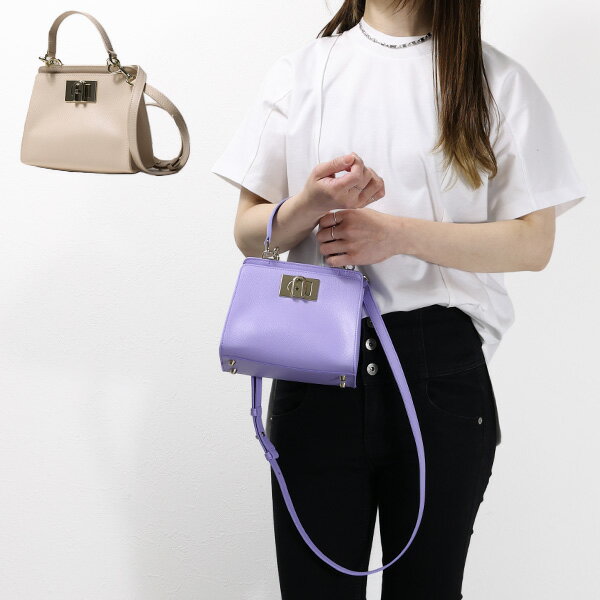 【5/18限定！当選確率1/2 最大100％バック】【2023春夏新作入荷！！】FURLA フルラ 1927 MINI TOP HANDLE 19 ミニ トップハンドル ハンドバッグ ショルダーバッグ クロスボディバッグ 2way 鞄 レザー レディース WB00677 ARE000