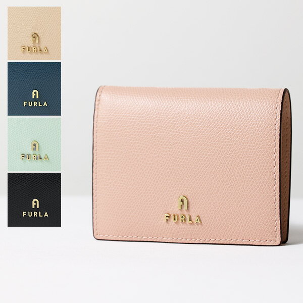 フルラ 革二つ折り財布 レディース FURLA フルラ CAMELIA S COMPACT BIFOLD WALLET 二つ折り財布 折りたたみ財布 ミニ財布 Sサイズ カメリア メタルロゴ レザー レディース WP00304 ARE000