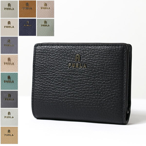 フルラ 革財布 レディース FURLA フルラ CAMELIA S COMPACT L ZIP WALLET 二つ折り財布 折りたたみ財布 ミニ財布 Sサイズ カメリア メタルロゴ レザー レディース WP00307 HSF000