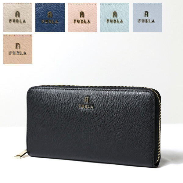 フルラ 長財布 レディース 【5/18限定！当選確率1/2 最大100％バック】FURLA フルラ CAMELIA XL ZIP AROUND WALLET 長財布 ラウンドファスナー 折りたたみ財布 カメリア XLサイズ メタルロゴ レザー レディース WP00322 ARE000