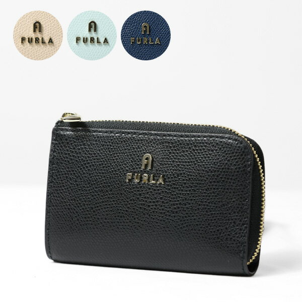 フルラ 小銭入れ レディース FURLA フルラ CAMELIA ZIP AROUND KEYCASE キーケース コインケース 小銭入れ キーリング カメリア メタルロゴ レザー レディース WR00435 ARE000