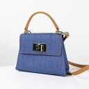 FURLA フルラ 1927 MINI TOP HANDLE BAG ミニ ハンドバッグ ショルダーバッグ クロスボディバッグ 鞄 2way デニム アーチロゴ レディース WB00109 BX1542 LaG Onlinestore