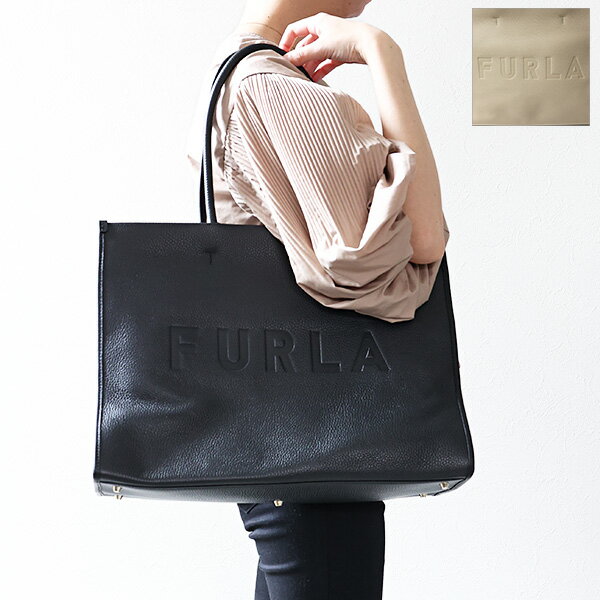 FURLA フルラ OPPORTUNITY L TOTE BAG 42 オポチュニティー トートバッグ 鞄 A4対応 通勤 通学 レザー エンボスロゴ レディース WB01106 BX2560 LaG Onlinestore