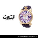 【送料無料】【LaGアウトレット】【訳あり:箱無し】【GaGa MILANO-ガガ ミラノ-】Manuale 40MM Placcato Oro 5021.4 PG Multi