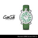 【送料無料】【LaGアウトレット】【訳あり:箱無し】【GaGa MILANO-ガガ ミラノ-】Manuale 40MM Acciaio 5020.12 Green
