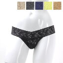 【返品交換不可】【ネコポス配送：1点迄】hanky panky ハンキーパンキー Signature Lace Low Rise Thong シグニチャー レース ローライズ Tバッグ 花柄 アンダーウェア 下着 レディース 4911