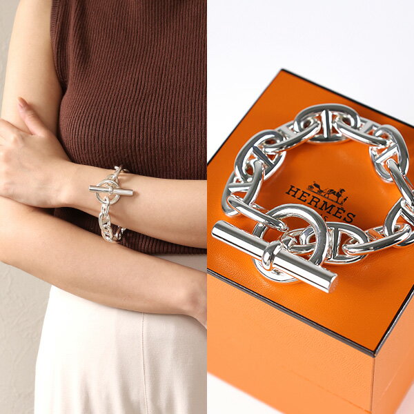 HERMES エルメス ブレスレット Chaine Dancre Bracelet TGM シェーヌダンクル TGM H101995B レディース 11コマ シルバー925 silver925 アクセサリー LaG Onlinestore