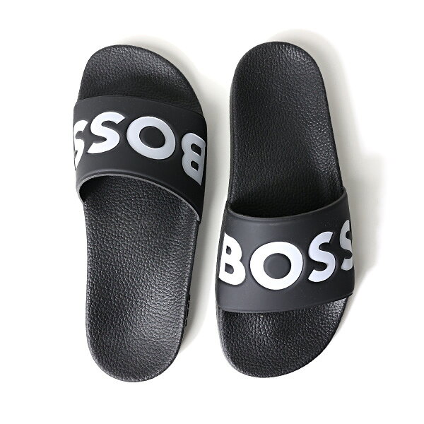 Hugo Boss ヒューゴボス サンダル Logo Slider 50536835 メンズ スライドサンダル ...