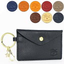 イル ビゾンテ 革小銭入れ レディース IL BISONTE イルビゾンテ COIN CASE WITH KEYRING コインケース キーケース キーリング フラグメントケース カードケース シンプル 本革 レザー レディースSKH042 PV0005 BL137B CA101B BW129B NA106B BL101B BK110B OR102B RE155B GY103B