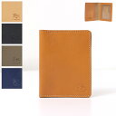IL BISONTE イルビゾンテ Card Case カードケース パスケース 折りたたみ 本革 レザー メンズ レディース ユニセックス SCC003 PV...