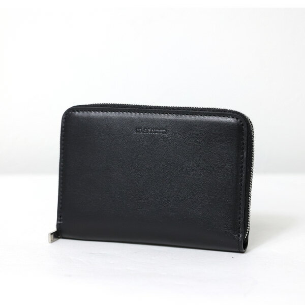 JIL SANDER ジルサンダー Poket Zip Around Wallet 二つ折り財布 折りたたみ財布 ラウンドファスナー ミニ財布 小銭入れあり レザー ロゴ メンズ J25UI0003 P5454 LaG Onlinestore