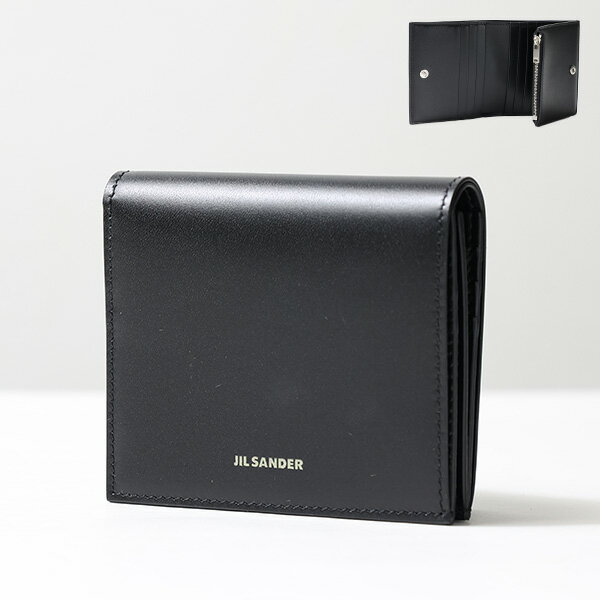 JIL SANDER ジルサンダー Tri-Fold Wallet 三つ折り財布 折りたたみ財布 小銭入れあり コンパクト ロゴ レザー 本革 シンプル メンズ J28UI0005 P5995