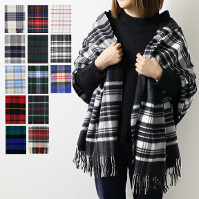 Johnstons ジョンストンズ Cashmere Tartans 100% カシミア タータンチェック大判ストール [WA000056][190×70cm]