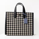 kate spade new york ケイトスペード MANHATTAN HOUNDSTOOTH LARGE Tote Bag マンハッタン ラージ トートバッグ ショルダーバッグ クロスボディバッグ 鞄 千鳥格子 レディース K4430 0039