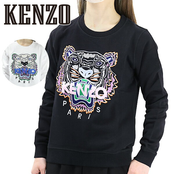 KENZO ケンゾー Classic Tiger Sweatshirts F952SW7054XA スウェットシャツ トレーナー ハーフジップ ロゴ ライン レディース