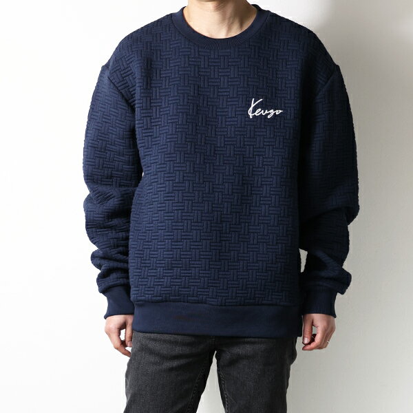 Rakuten - KENZO ケンゾー スウェットシャツ Weave Crew Nack Sweatshirts FE65SW2154MU メンズ トレーナー クルーネック 長袖 ジャカード柄 ロゴ LaG Onlinestore