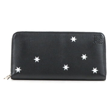 LOEWE ロエベ ZIP AROUND WALLET STARS ラウンド ウォレット スターズ 星柄 ロゴ 長財布 レディース メンズ ユニセックス 199.30ST12 1193