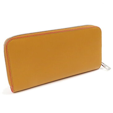 LOEWE ロエベ BRAND OPEN WALLET ジップ アラウンド ウォレット ロゴ レザー 長財布 メンズ 10654AU46 3160 Honey