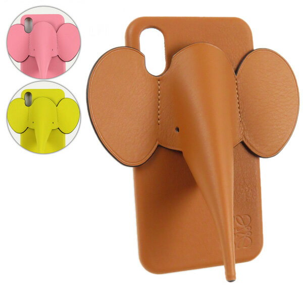 ロエベ スマホケース レディース 【5/31迄！SNSフォロワーさん限定 5％OFFクーポン発行中】LOEWE ロエベ ELEPHANT iPhone COVER アイフォンカバー エレファント スマホケース スマホカバー iPhoneXS Max iPhoneX スマホショルダー レディース10330AB06 10330AB05