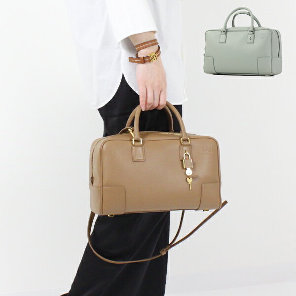 【5/18限定！当選確率1/2 最大100％バック】LOEWE ロエベ AMAZONA 28 A039N08X01 2270 ハンドバッグ ショルダーバッグ アナグラムロゴ ..